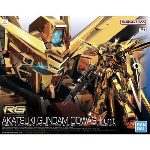 BANDAI RG 1/144 AKATSUKI GUNDAM OOWASHI UNIT ORB-01